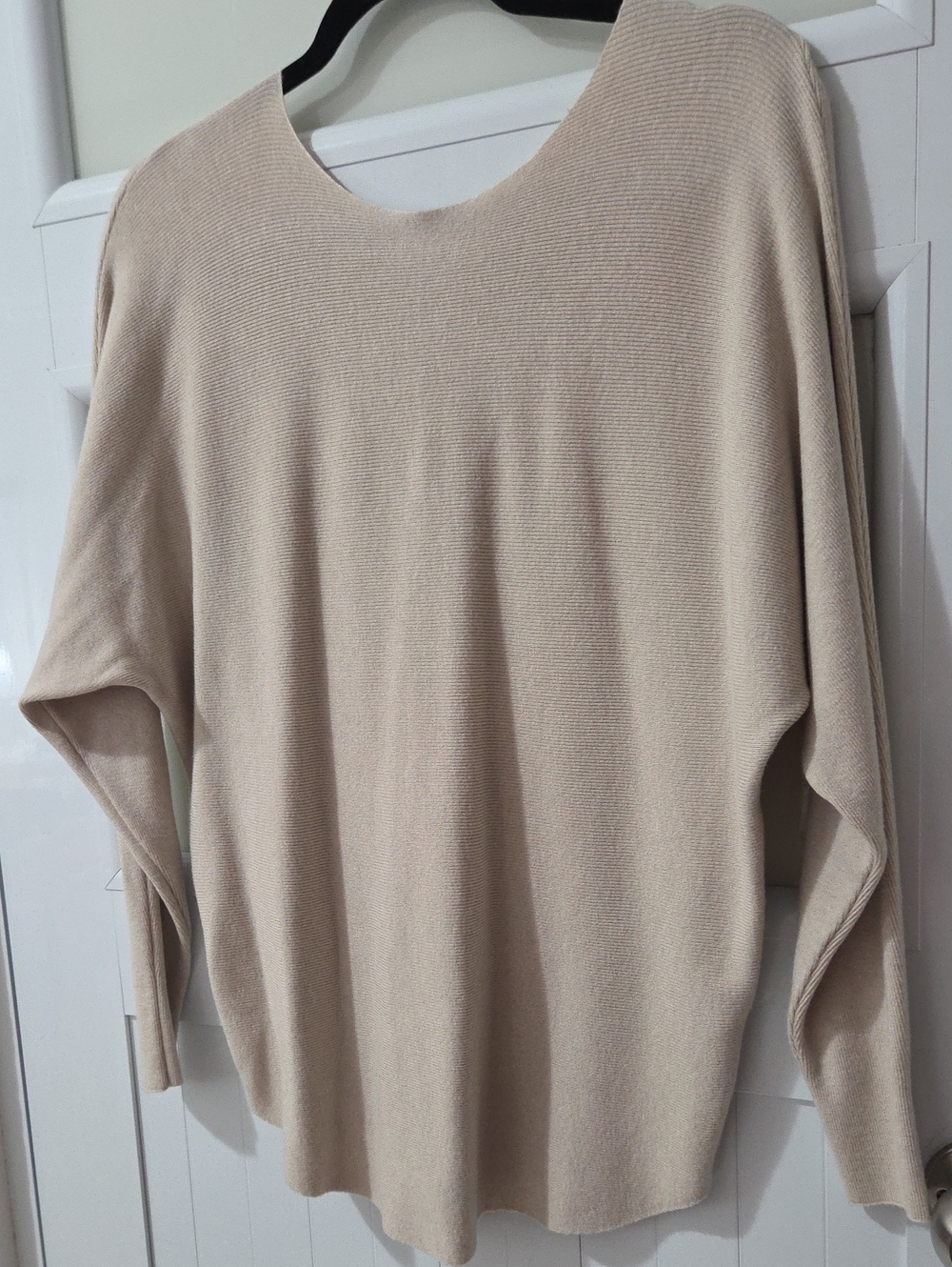 Vila Milano Women's Lightweight Knit Sweater in HTHR Oatmeal